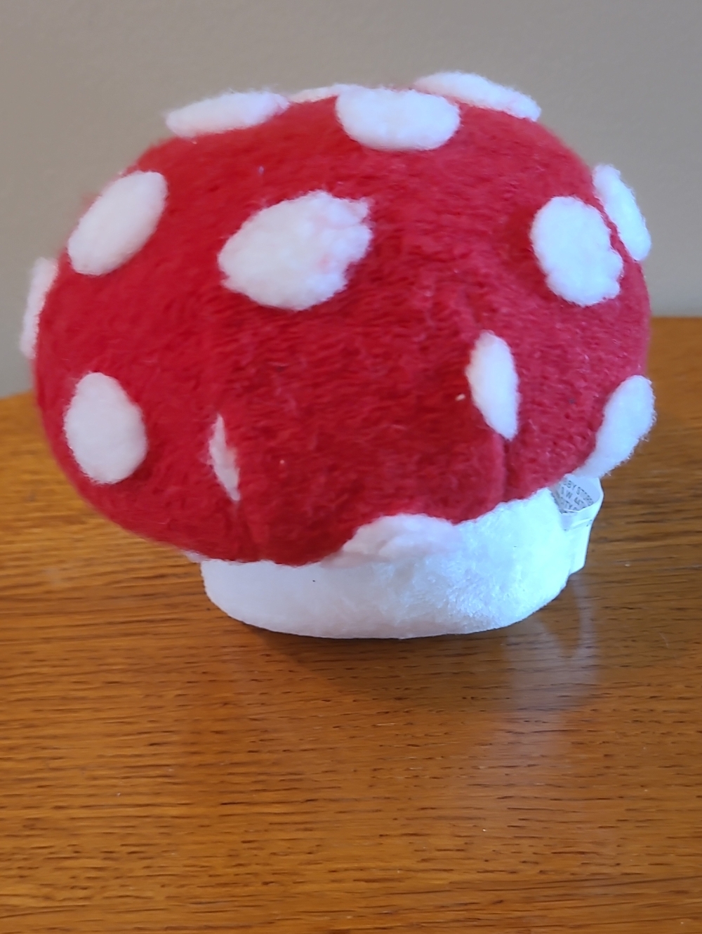 Red and White Mushroom Accent Plush - Home Accents